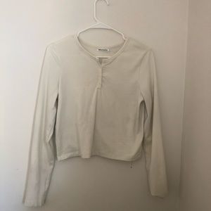 Reformation White Long sleeve